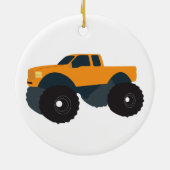 Monster Truck Keramisch Ornament (Achterkant)
