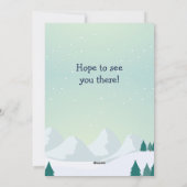 Monster Truck Kerstfeest Uitnodiging (Achterkant)