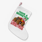 Monster Truck Kerstman Sinterklaas Jongens Peuters Kleine Kerstsok (Voorkant (Hangend))