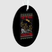 Monster Truck Kerstmis Ornament (voorkant)