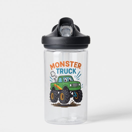  Monster Truck Kids Water Bottle Waterfles (Voorkant)