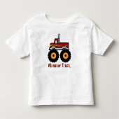 Monster Truck Kinder Shirts (Voorkant)