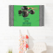 Monster Truck Kinderen verjaardagsfeestje jongen Spandoek (Insitu)