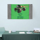 Monster Truck Kinderen verjaardagsfeestje jongen Spandoek (Beurs)