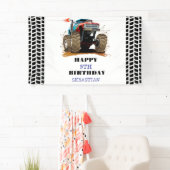 Monster Truck Kinderen verjaardagsfeestje jongen Spandoek (Insitu)