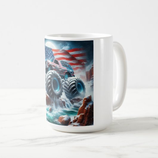 MONSTER TRUCK KOFFIE MOK (Voorkant rechts)