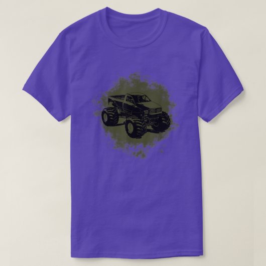 Monster Truck Kunst T-shirt (Design voorkant)