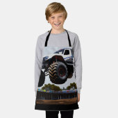 Monster Truck Launch, Boys Schort (Gedragen)