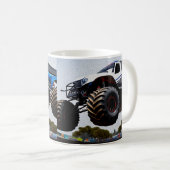 Monster Truck Launch, Coffee Mok (Voorkant rechts)