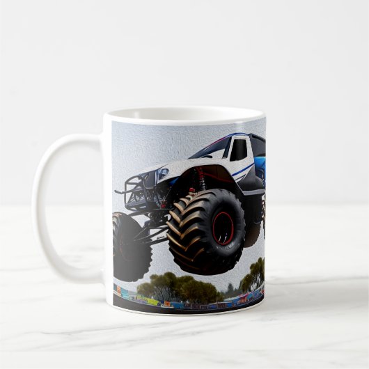 Monster Truck Launch, Coffee Mok (Links)