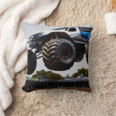 Monster Truck Launch, Cushion Kussen (Deken)