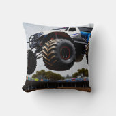 Monster Truck Launch, Cushion Kussen (Voorkant)