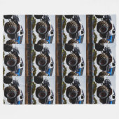 Monster Truck Launch, grote rugzak Fleece Deken (Voorkant (Horizontaal))