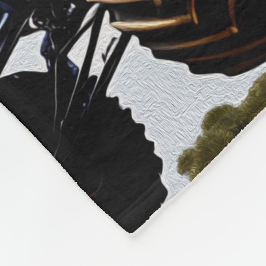 Monster Truck Launch, grote rugzak Fleece Deken (Hoek)