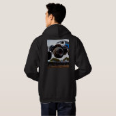 Monster Truck Launch, Mannen Hoodie (Achterkant volledig)