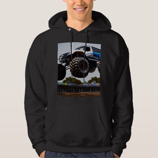 Monster Truck Launch, Mannen Hoodie (Voorkant)