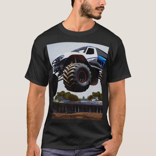 Monster Truck Launch, Mannen shirt (Voorkant)