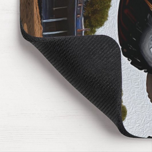 Monster Truck Launch, Mousepad Muismat (Hoek)
