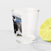 Monster Truck Launch, Shot Glass Glas (Rechts)