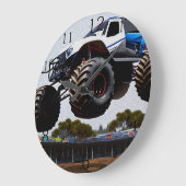 Monster Truck Launch, Wall Clock Grote Klok (Hoek)