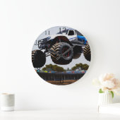 Monster Truck Launch, Wall Clock Grote Klok (Huis)