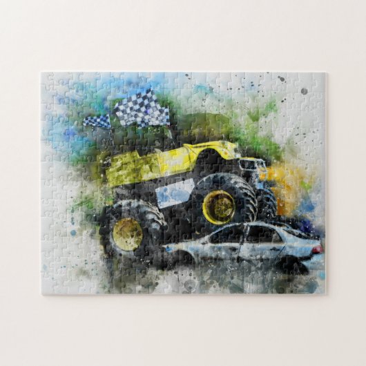 Monster Truck Legpuzzel (Horizontaal)