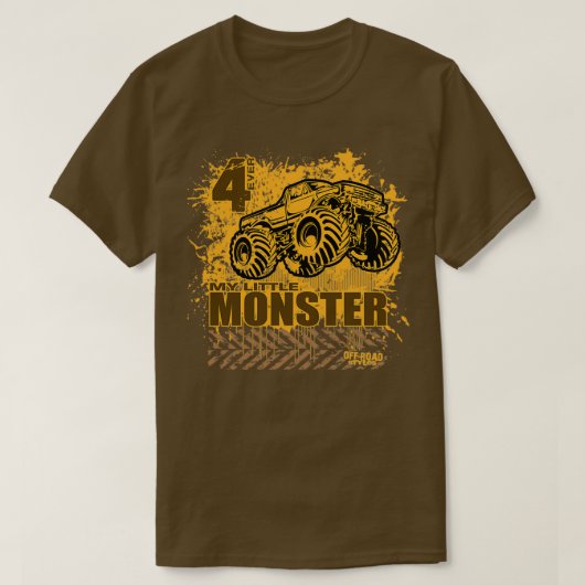 Monster Truck Little Kinder T-shirt (Design voorkant)