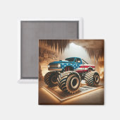 MONSTER TRUCK MAGNEET (Voorkant / Achterkant)