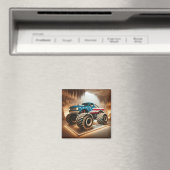 MONSTER TRUCK MAGNEET (Insitu (Vaatwasser))