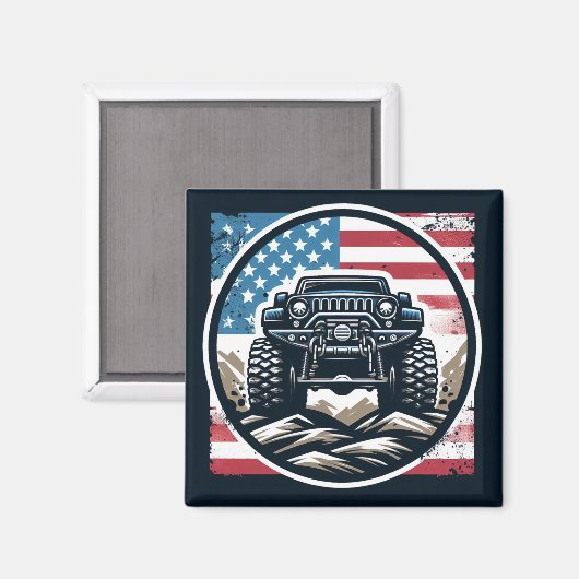 MONSTER TRUCK MAGNEET (Voorkant / Achterkant)