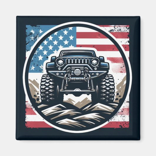 MONSTER TRUCK MAGNEET (Voorkant)