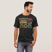 Monster Truck Mam Sunset Retro Horizon T-shirt (Voorkant volledig)