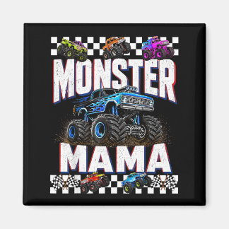 Monster Truck Mama Family Matching Monster Trucks Magneet