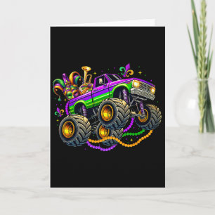 Monster Truck Mardi Gras Kostuum Tiener Jongens Ki Kaart