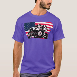 Monster Truck met Amerikaanse vlag T-shirt