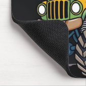 Monster Truck met Camo Design Muismat (Hoek)