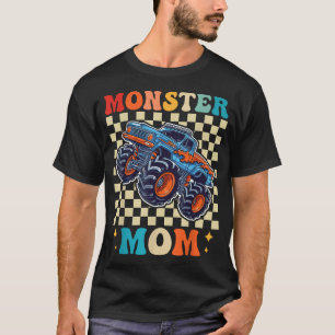 Monster Truck Moeder Familie Matching Monster Truc T-shirt