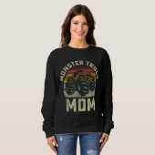 Monster Truck Mom Vintage Trui (Voorkant volledig)