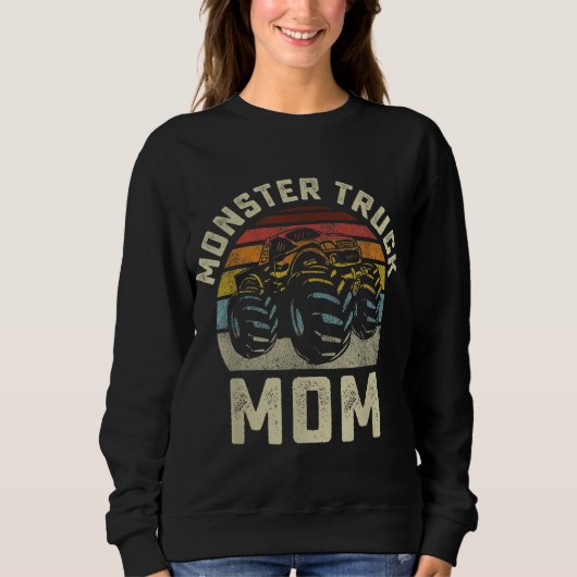 Monster Truck Mom Vintage Trui (Voorkant)