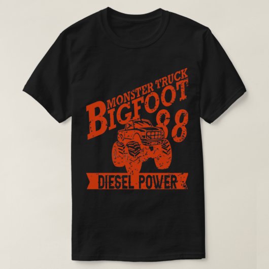 Monster Truck Monster Trucks Big Wheel 3 T-shirt (Design voorkant)