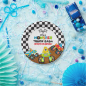 Monster Truck monsters verjaardag Papieren Bordje (Feest)