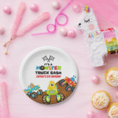 Monster Truck monsters verjaardag Papieren Bordje (Feest)