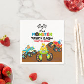 Monster Truck monsters verjaardag Servet (Insitu)