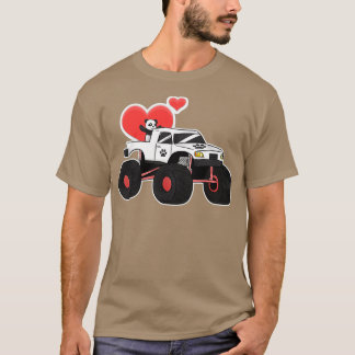 Monster Truck Muscar Amazing Panda 2 T-shirt