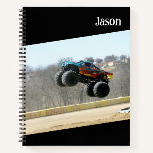Monster Truck Notitieboek Gepersonaliseerd