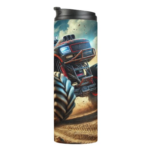 Monster Truck Off-Road Racing Power Thrill Thermosbeker (Geroteerd rechts)