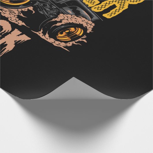 Monster Truck Ontwerp Cadeaupapier (Hoek)