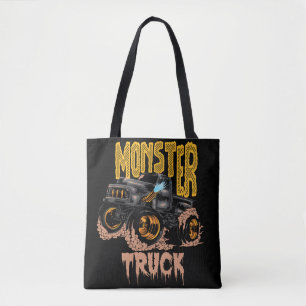 Monster Truck Ontwerp Tote Bag