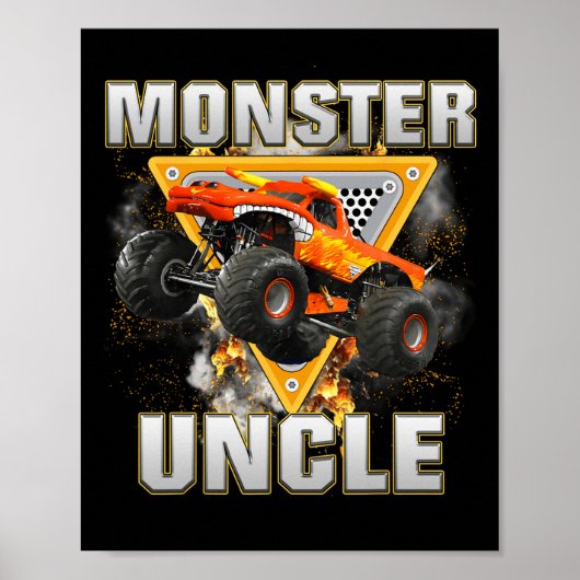 Monster Truck Oom Monster Truck is mijn Jam Truck Poster (Voorkant)