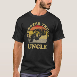Monster Truck oom Retro Sunset voor oom T-shirt